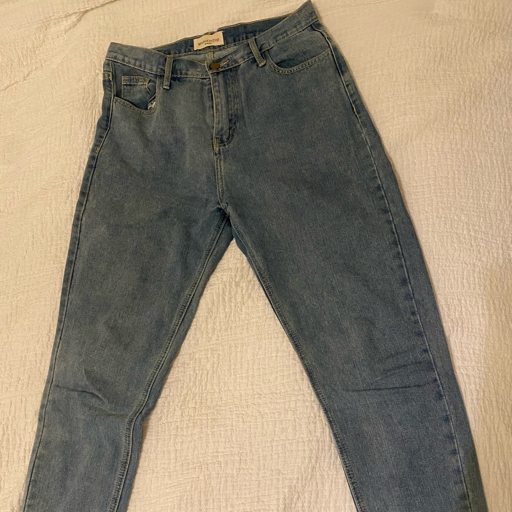 High rise jeans